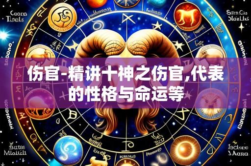 伤官-精讲十神之伤官,代表的性格与命运等