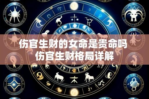 伤官生财的女命是贵命吗 伤官生财格局详解
