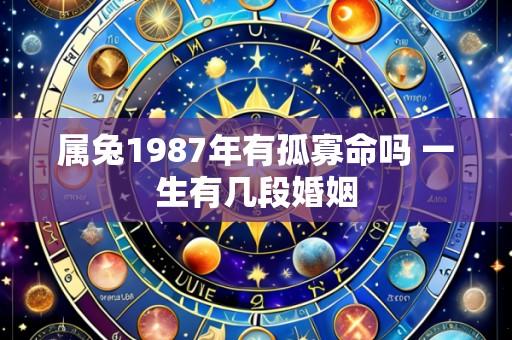 属兔1987年有孤寡命吗 一生有几段婚姻