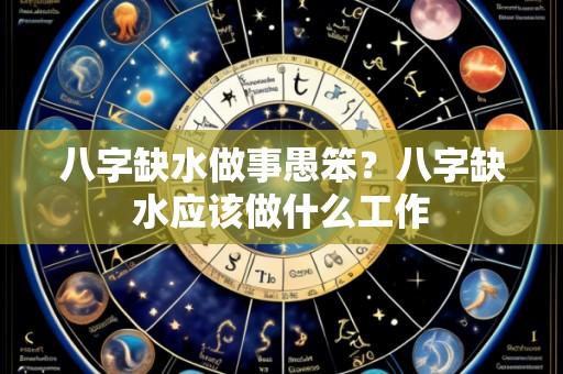 八字缺水做事愚笨？八字缺水应该做什么工作