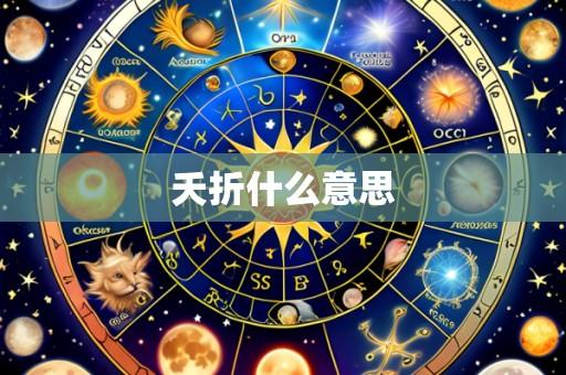 夭折什么意思