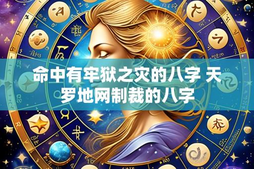 命中有牢狱之灾的八字 天罗地网制裁的八字