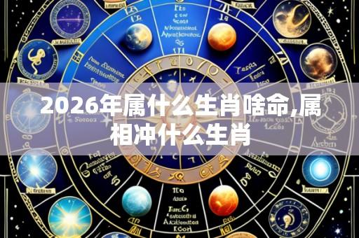 2026年属什么生肖啥命,属相冲什么生肖