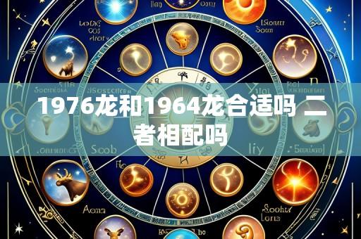 1976龙和1964龙合适吗 二者相配吗