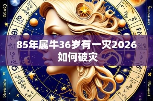 85年属牛36岁有一灾2026 如何破灾