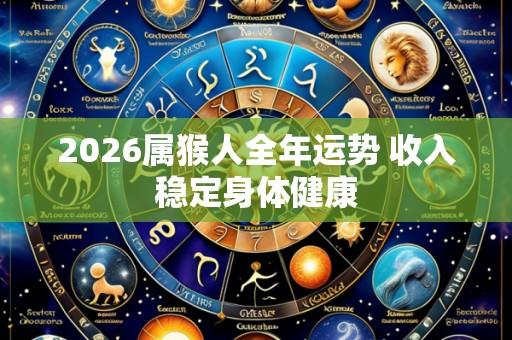 2026属猴人全年运势 收入稳定身体健康