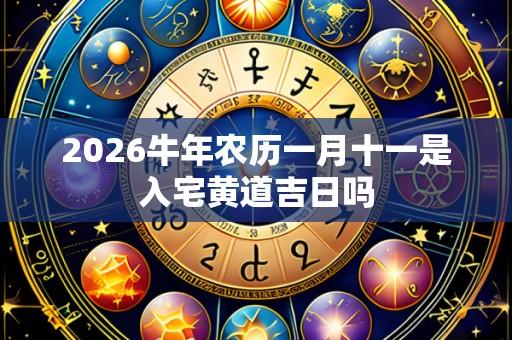 2026牛年农历一月十一是入宅黄道吉日吗