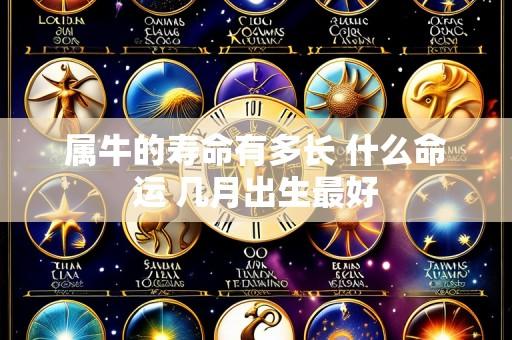 属牛的寿命有多长 什么命运 几月出生最好