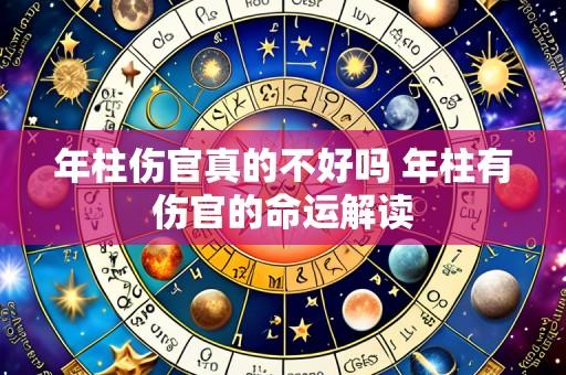 年柱伤官真的不好吗 年柱有伤官的命运解读