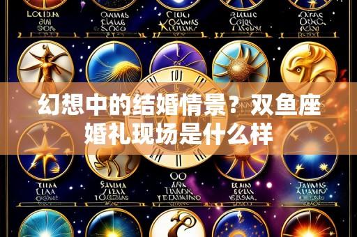 幻想中的结婚情景？双鱼座婚礼现场是什么样