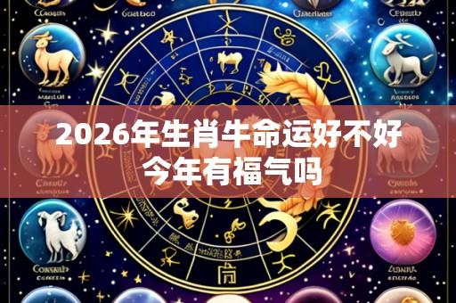 2026年生肖牛命运好不好 今年有福气吗
