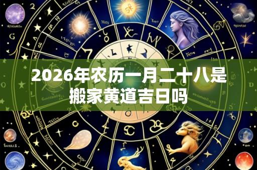 2026年农历一月二十八是搬家黄道吉日吗