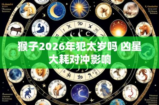 猴子2026年犯太岁吗 凶星大耗对冲影响