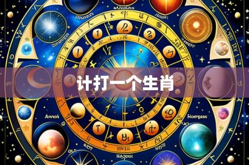 计打一个生肖