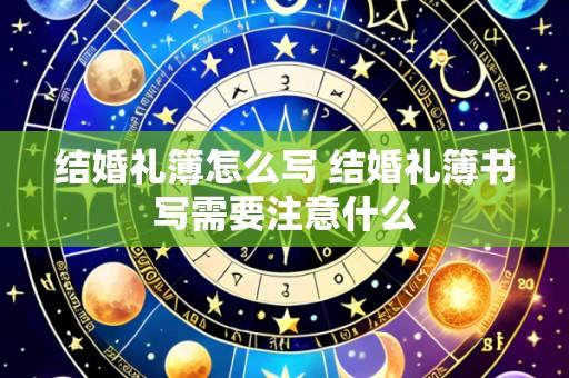 结婚礼簿怎么写 结婚礼簿书写需要注意什么