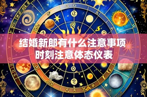结婚新郎有什么注意事项 时刻注意体态仪表