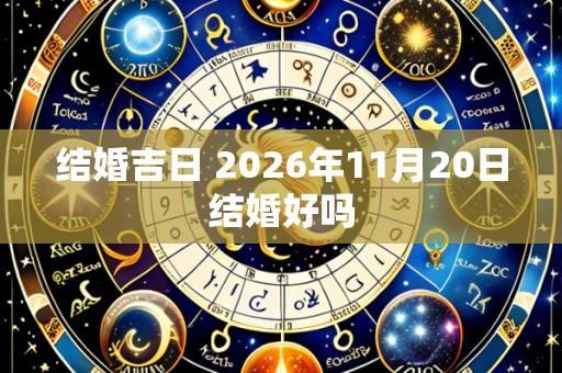 结婚吉日 2026年11月20日结婚好吗