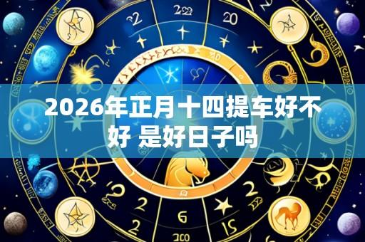 2026年正月十四提车好不好 是好日子吗