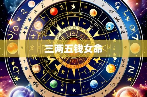 三两五钱女命