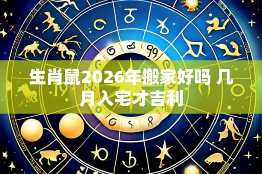 生肖鼠2026年搬家好吗 几月入宅才吉利