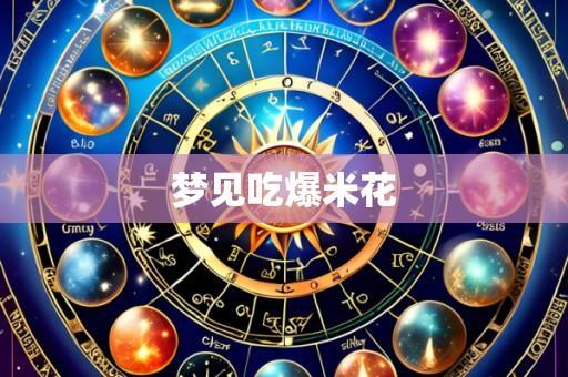 梦见吃爆米花