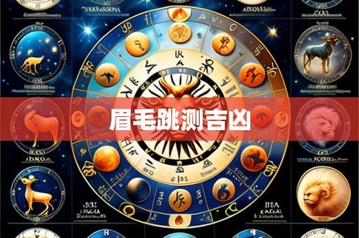 眉毛跳测吉凶