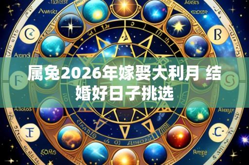 属兔2026年嫁娶大利月 结婚好日子挑选