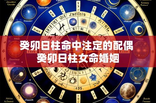 癸卯日柱命中注定的配偶 癸卯日柱女命婚姻