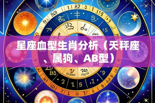 星座血型生肖分析(天秤座、属狗、AB型)