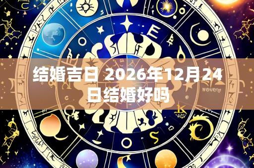 结婚吉日 2026年12月24日结婚好吗