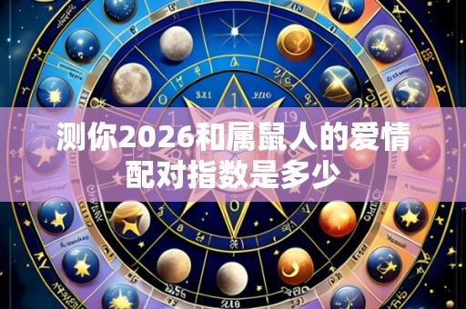 测你2026和属鼠人的爱情配对指数是多少