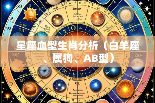 星座血型生肖分析(白羊座、属狗、AB型)