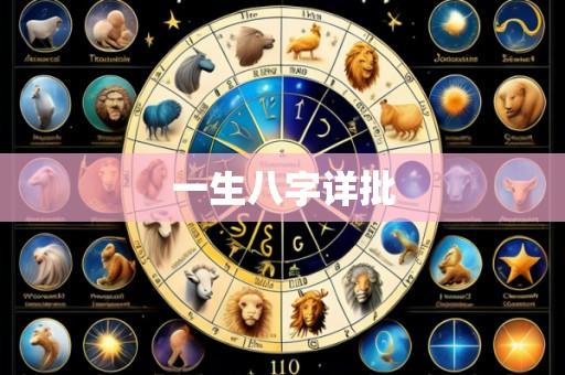 一生八字详批