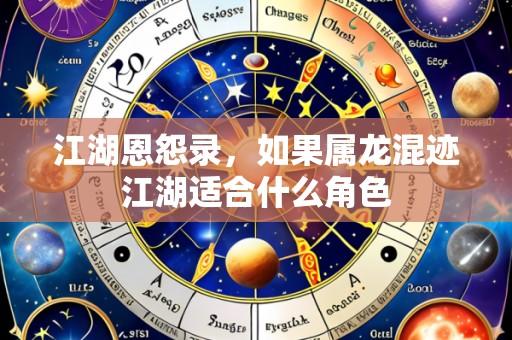 江湖恩怨录，如果属龙混迹江湖适合什么角色