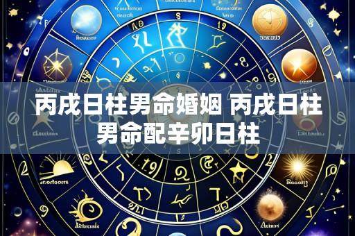 丙戌日柱男命婚姻 丙戌日柱男命配辛卯日柱