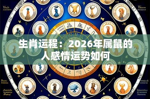 生肖运程：2026年属鼠的人感情运势如何