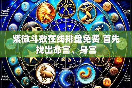 紫微斗数在线排盘免费 首先找出命宫、身宫