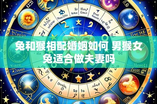 兔和猴相配婚姻如何 男猴女兔适合做夫妻吗