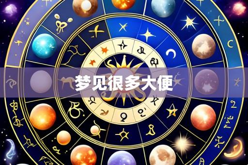 梦见很多大便
