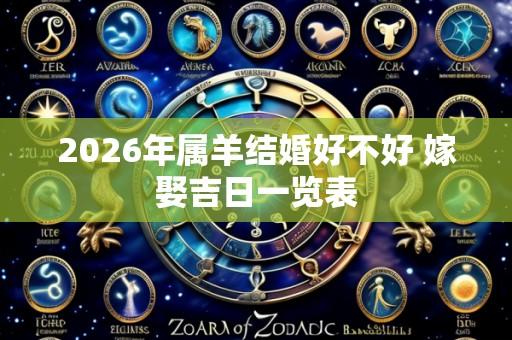 2026年属羊结婚好不好 嫁娶吉日一览表
