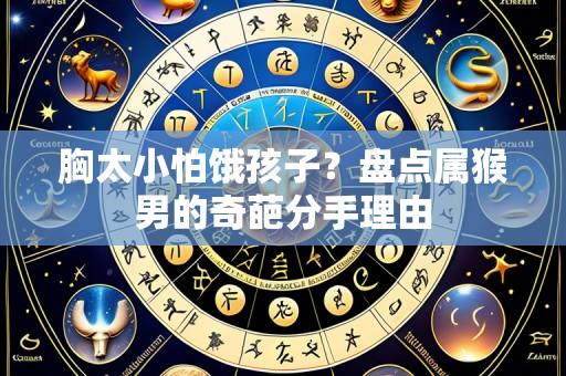 胸太小怕饿孩子？盘点属猴男的奇葩分手理由