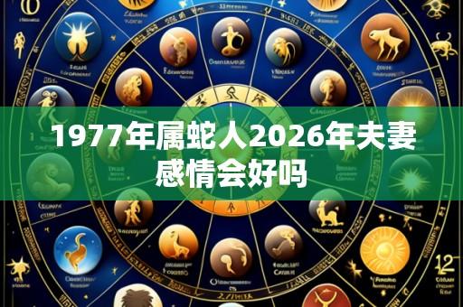 1977年属蛇人2026年夫妻感情会好吗