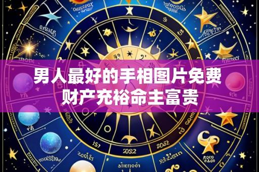 男人最好的手相图片免费 财产充裕命主富贵
