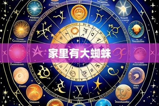 家里有大蜘蛛