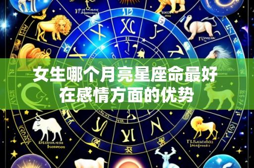 女生哪个月亮星座命最好 在感情方面的优势