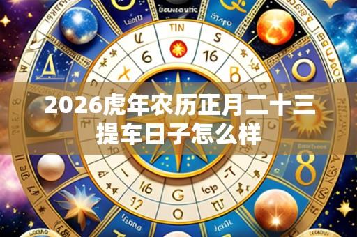 2026虎年农历正月二十三提车日子怎么样