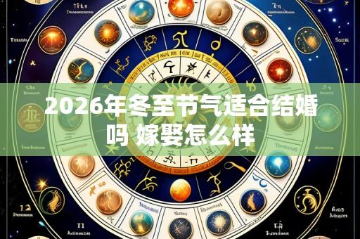 2026年冬至节气适合结婚吗 嫁娶怎么样