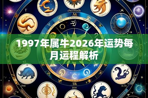 1997年属牛2026年运势每月运程解析