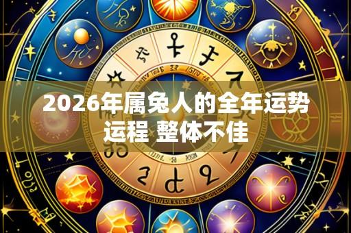 2026年属兔人的全年运势运程 整体不佳