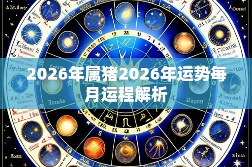 2026年属猪2026年运势每月运程解析